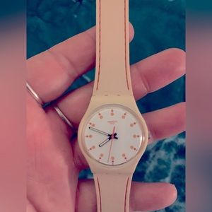 Swatch Women’s Beige Watch